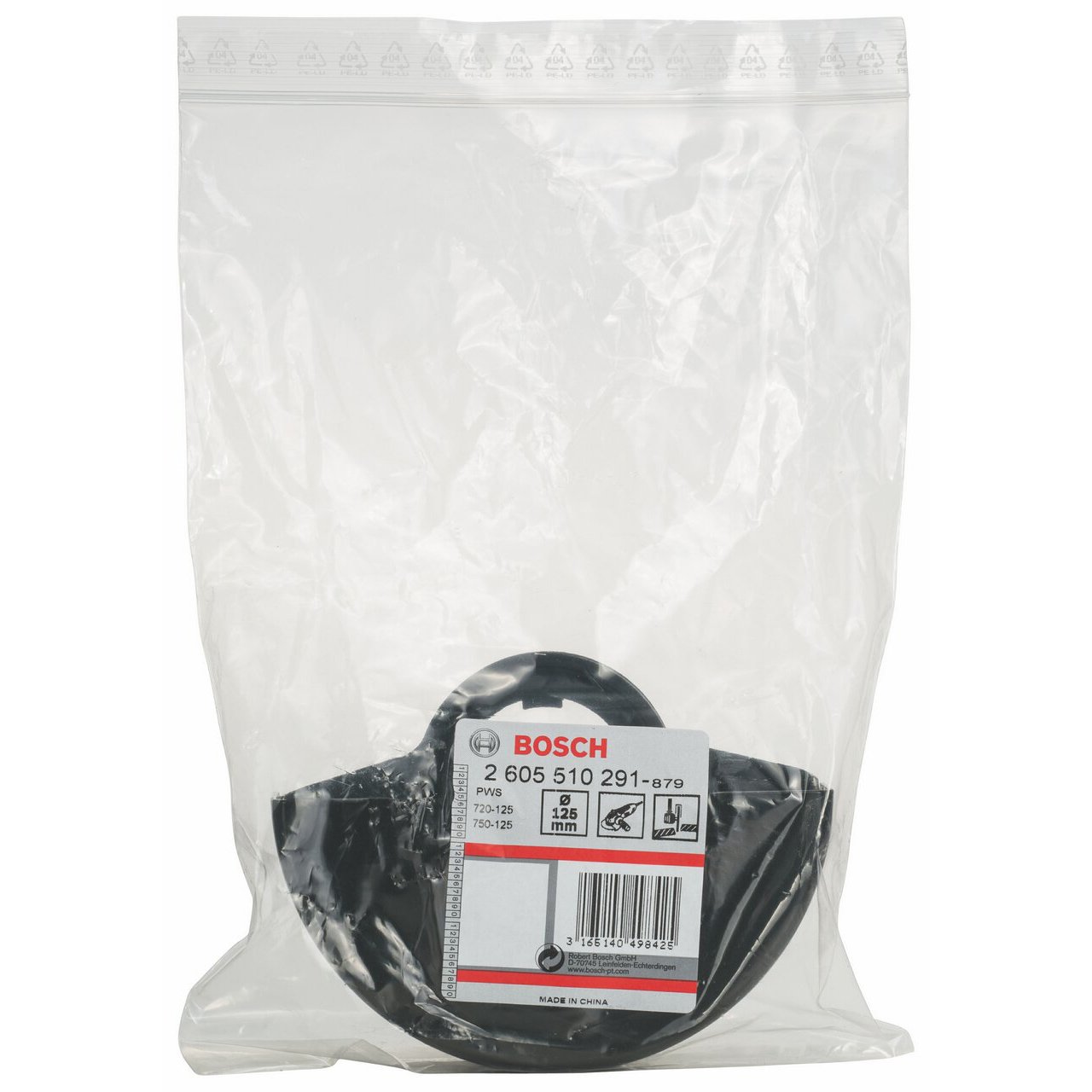 Bosch Accessories Profesisonal Capot de Protection avec Recouvrement (pour PWS, Ø 125 mm, Accessoires Meuleuses Angulaires)