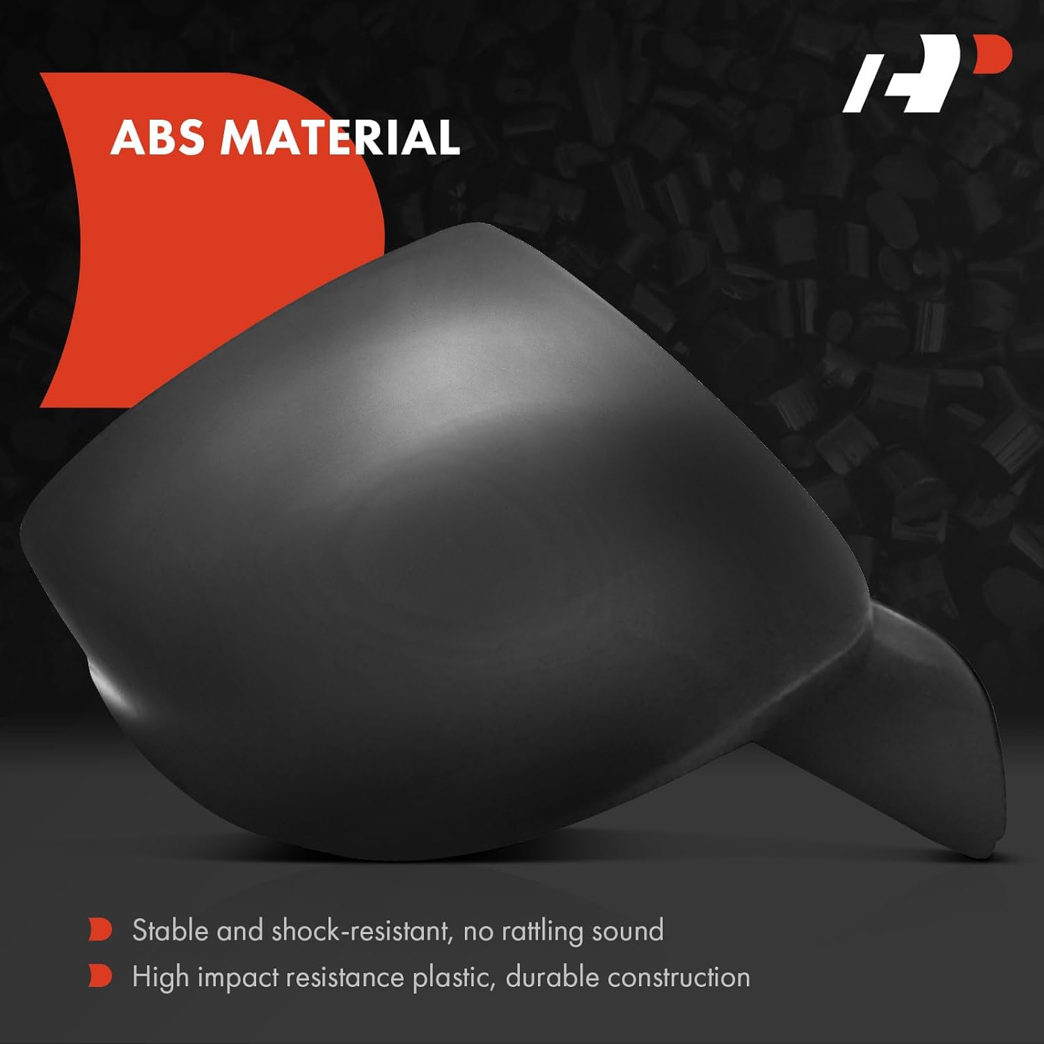 A-Premium Passenger Side Manual Door Mirror - Compatible with Honda Civic 2012 2013 2014 2015 - Non-Heated Manual Folding Paintable Outside Rear View Mirror - Replace# 76208TR0A11