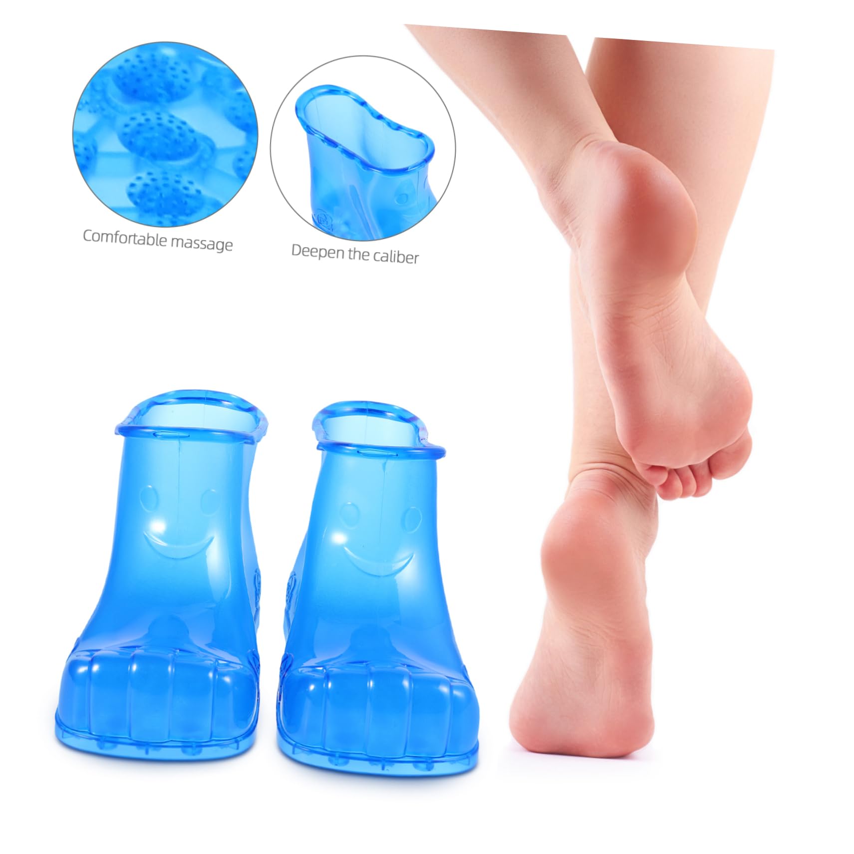 Fußbad Schuhe aus Pvc für Damen und Herren Hohe Fußbadeschuhe 18cm Größe bis 45 Bequem und Entspannend für Indoor und Outdoor Fußbad