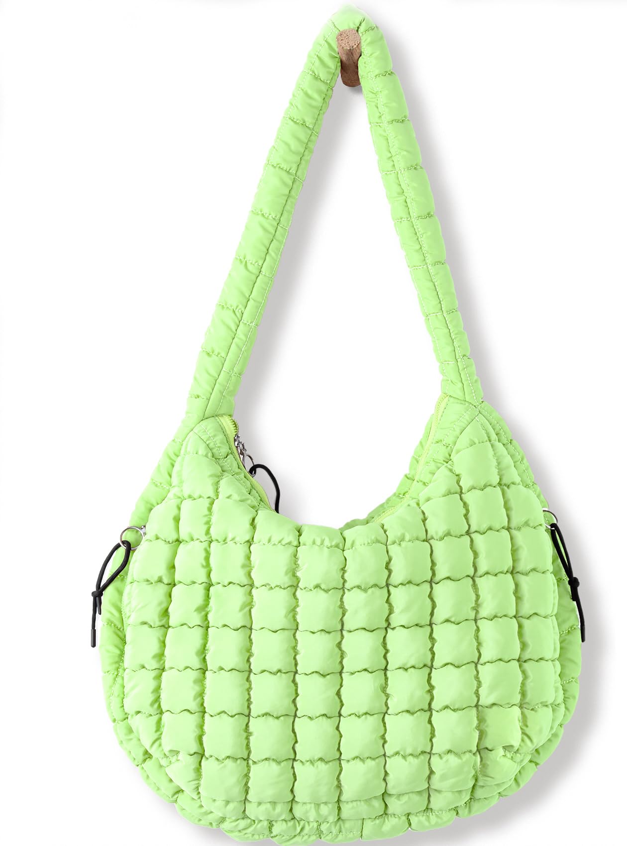 Puffer Tote Bag for Women Large Quilted Tote Bag Quilted Carryall Bag Soft Puffy Crossbody Bag Hobo Handbags