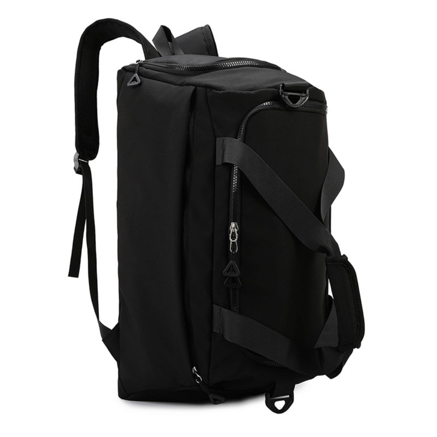 URJIX™ Multifunctional Convertible Backpack Duffel Padded Black | Carrying Storage Construction Black-image-30