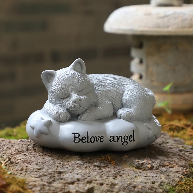 Dog Memorial Urn Resin - Loyal Companion Pet Cremation Urn, Cloud Dog