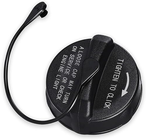 Pack-1 - Tapa de combustible para automóvil, 52030377AB 5278632AG 5278632AG Tapa de gasolina de repuesto para Chrysler Dodge (negro)