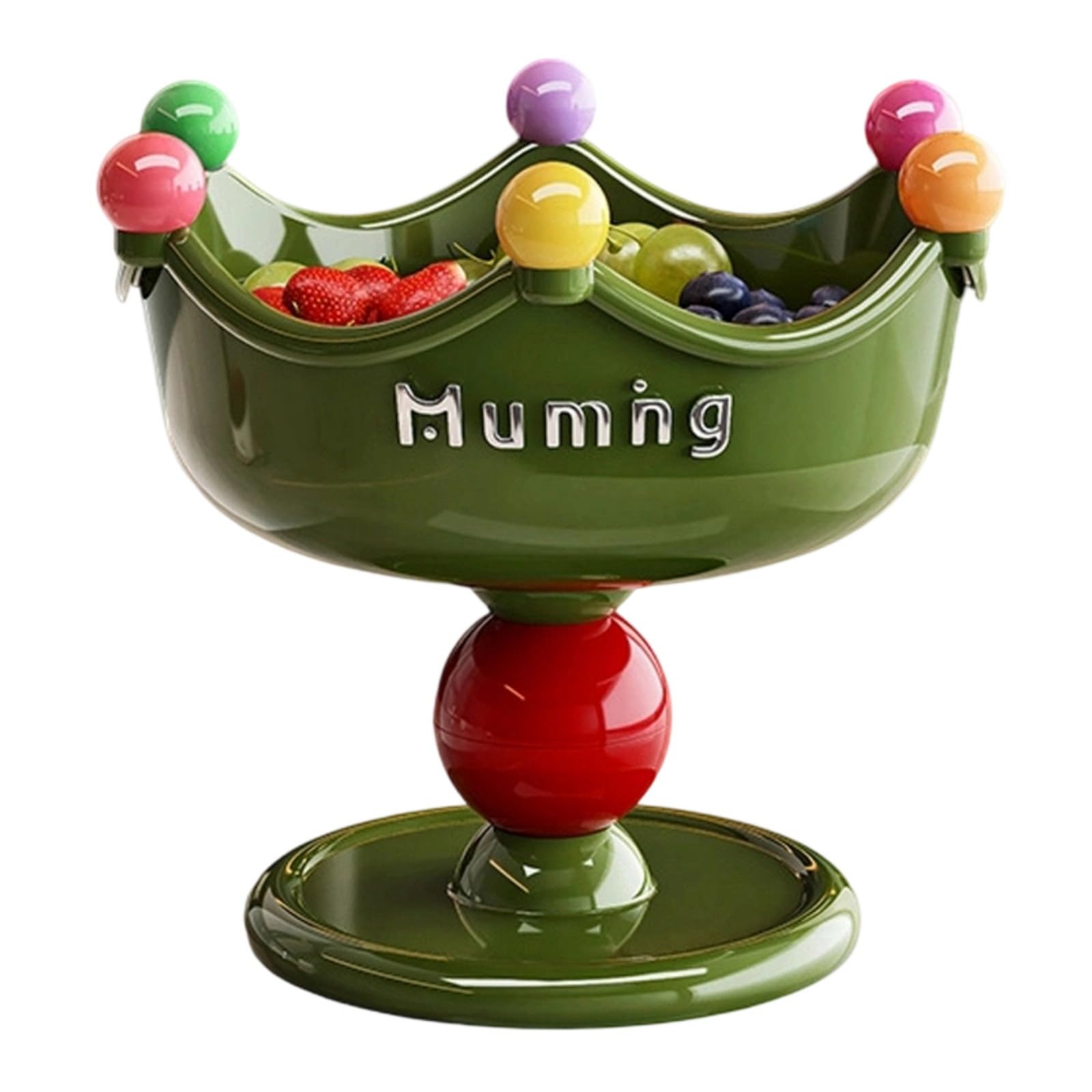 TQUXNGA Sturdy Fruit Container with Built in Drain Feature Ideal for Family Dining Area Bright Planner