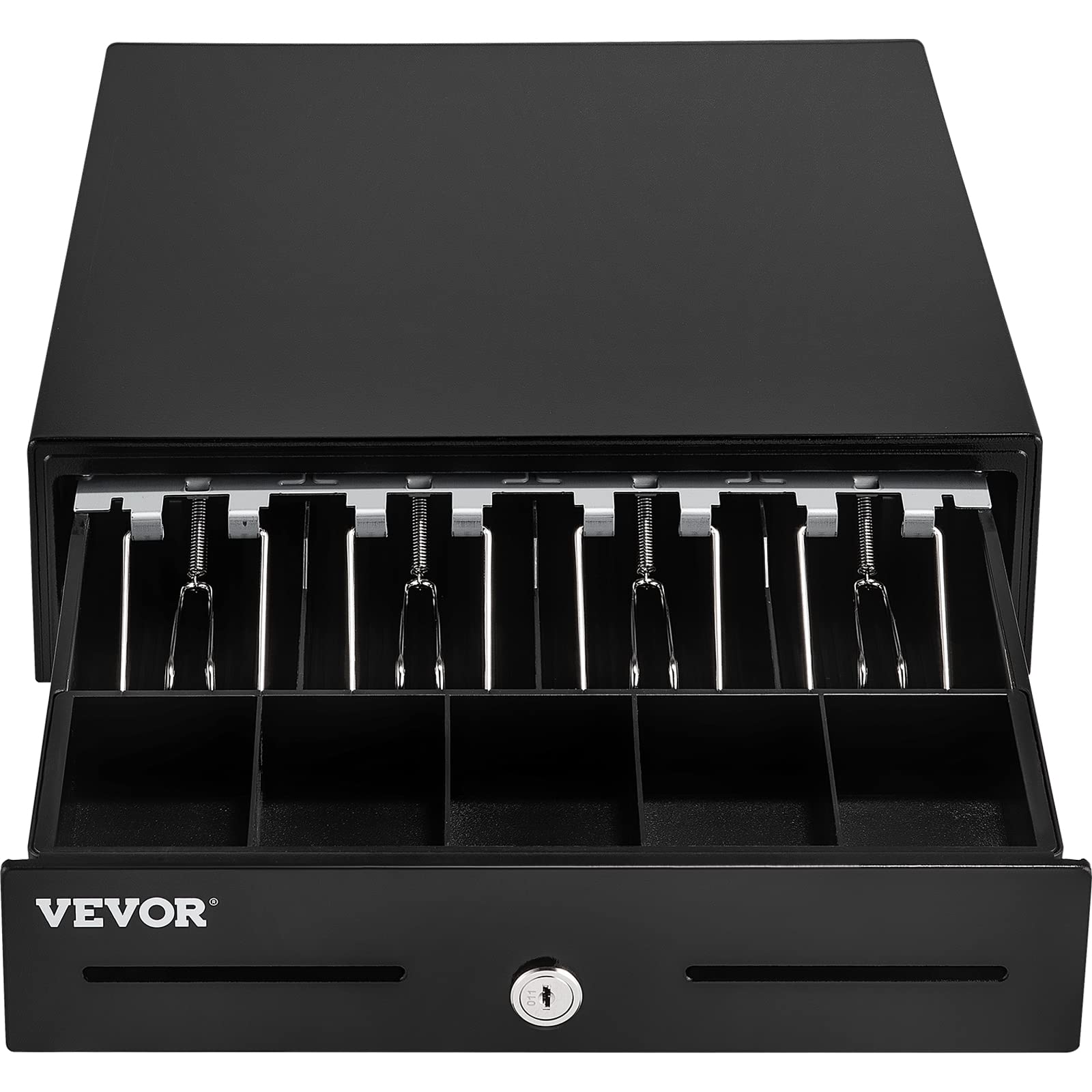 VEVOR Cajón de Efectivo Manual 13" 4,25 kg Caja Registradora 33 x 34,3 x 9 cm