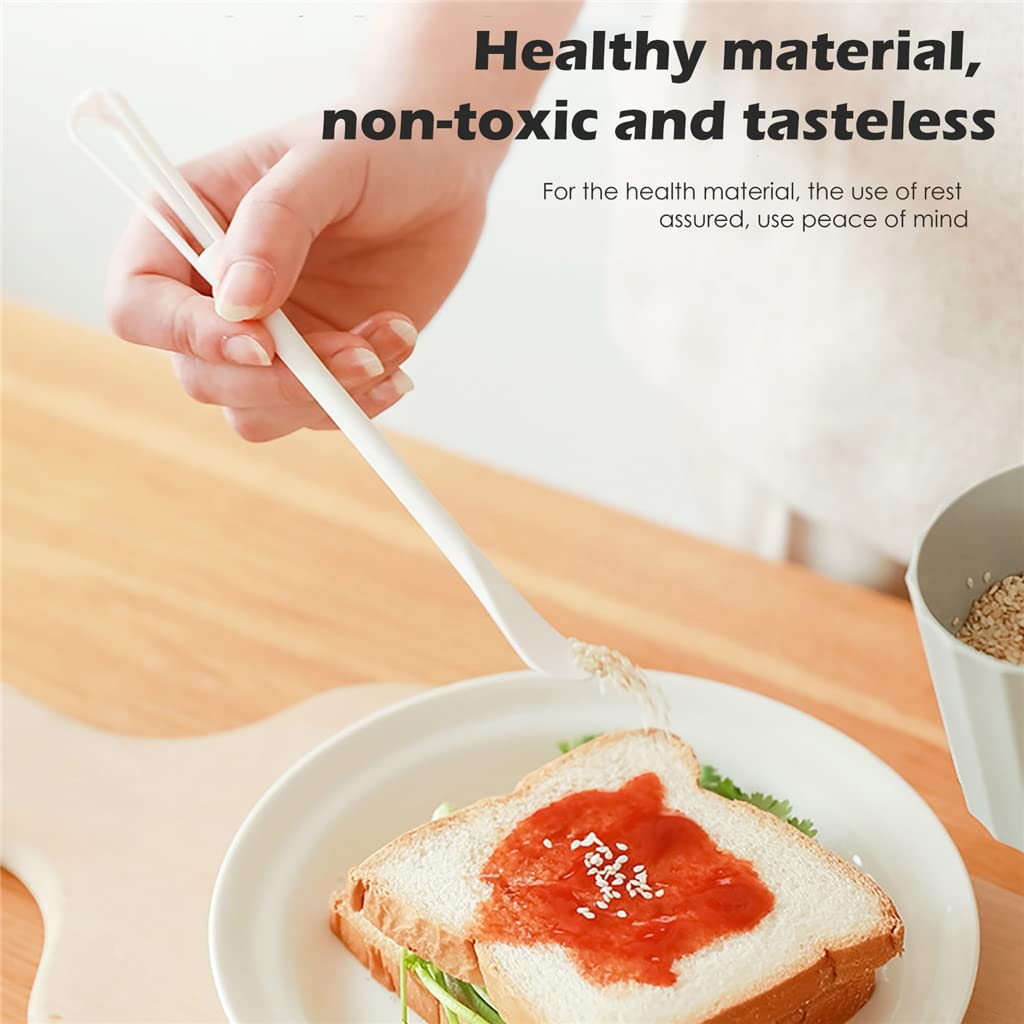 Mini Frusta Multifunzione in plastica per Uova, salvaspazio, frullino per Le Uova, Cucina di casa, condimento, Bastoncino per mescolare, Gadget da Cucina per la casa (Colore: Wit,