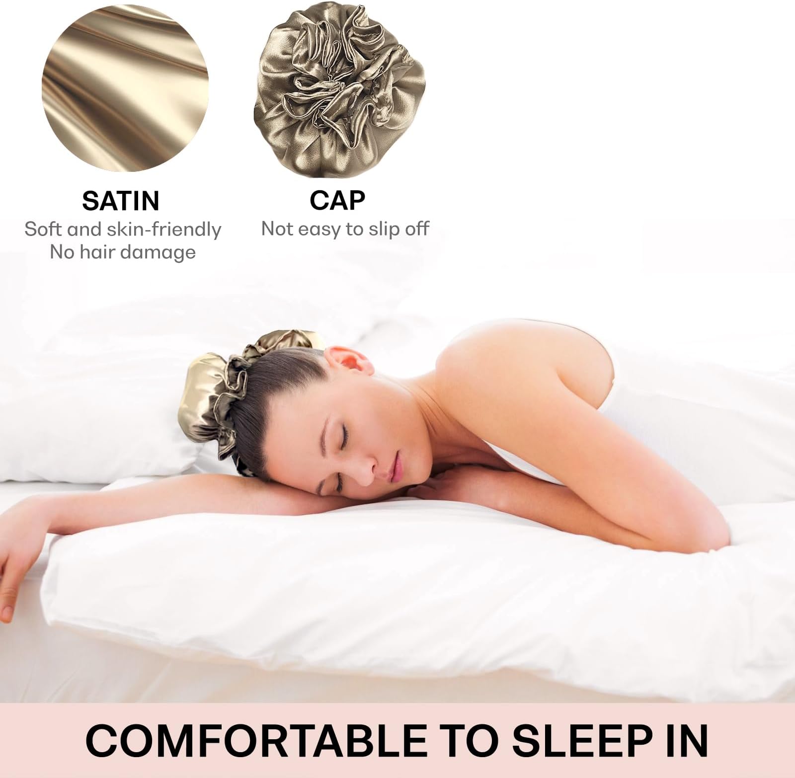 Satin Heatless Hair Curler 3Sets/6PCS, Flexi Rod for All Hair Types, No Heat Curlers to Sleep In - C-3Sets-Golden