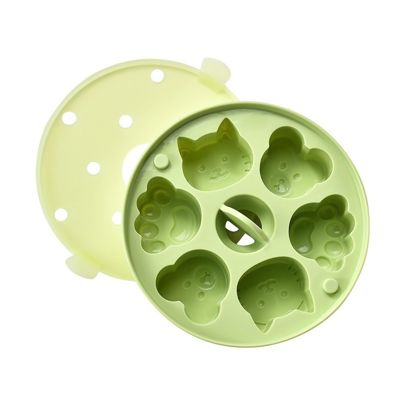 LXJLXD Nonstick Silicone Baking Molds with Various Designs Steamed Cake for Microwave Oven and Freezer Dishwasher Safe Baking Cast