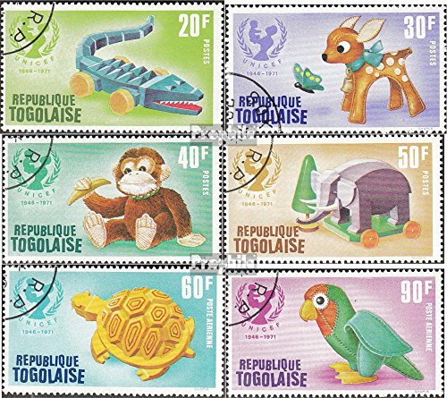 Prophila Collection Togo 896A-901A (Completa Edizione) 1971 25 Anni Bambini (Francobolli per i Collezionisti)