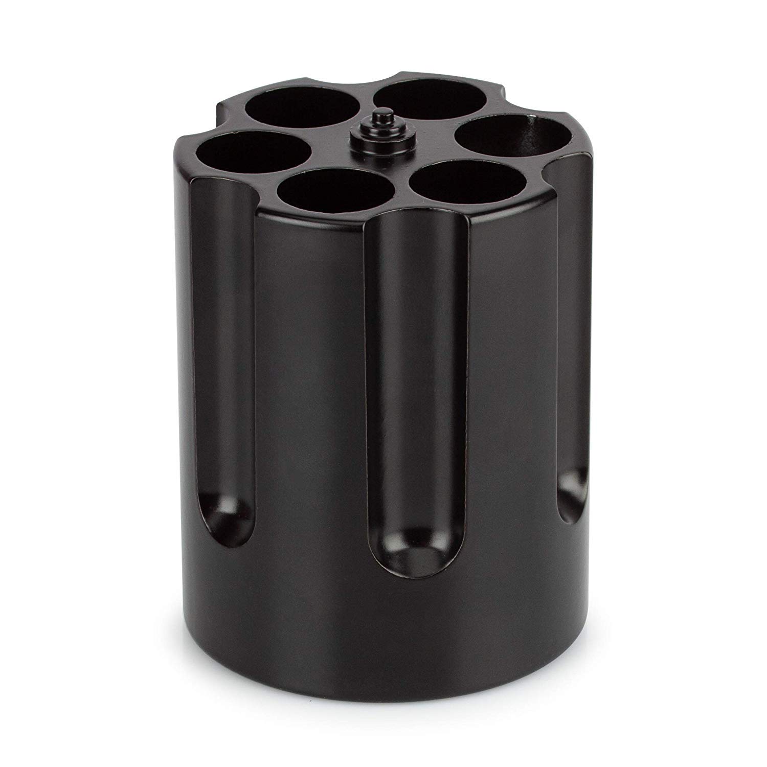 Revolver Pen Holder,Gun Cylinder Pen Holder,Aluminum Round Desk Pencil Holder
