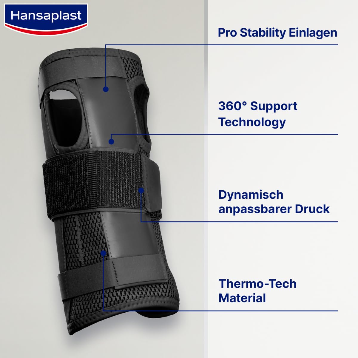 Hansaplast Protective stabilisierende Handgelenk-Bandage, Hangelenkschoner unterstützt & entlastet das Gelenk, Handgelenkstütze fördert die Regeneration, Unisex