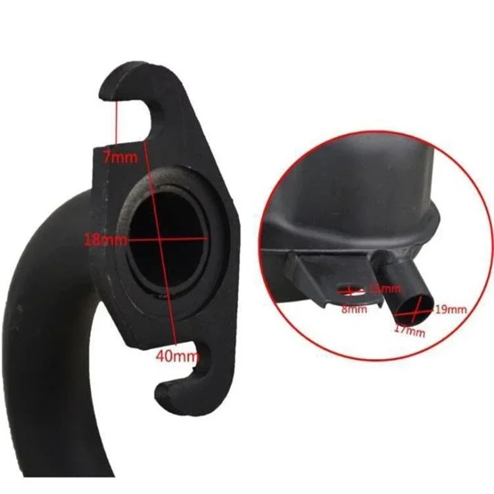 Motocyklowe tłumiki końcowe Pasuje do Yamaha PW50 Peewee50 Pit motor terenowy tłumik wydechowy zestaw montażowy rury