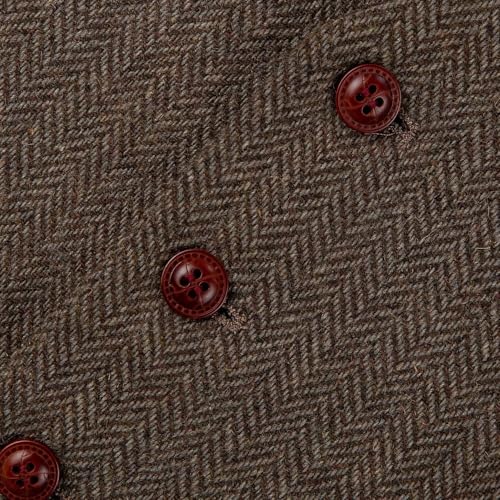 Bakerbear Men's Tweed Suit Vest Slim Fit Mens Vests Casual Herringbone Waistcoat Western Vest3