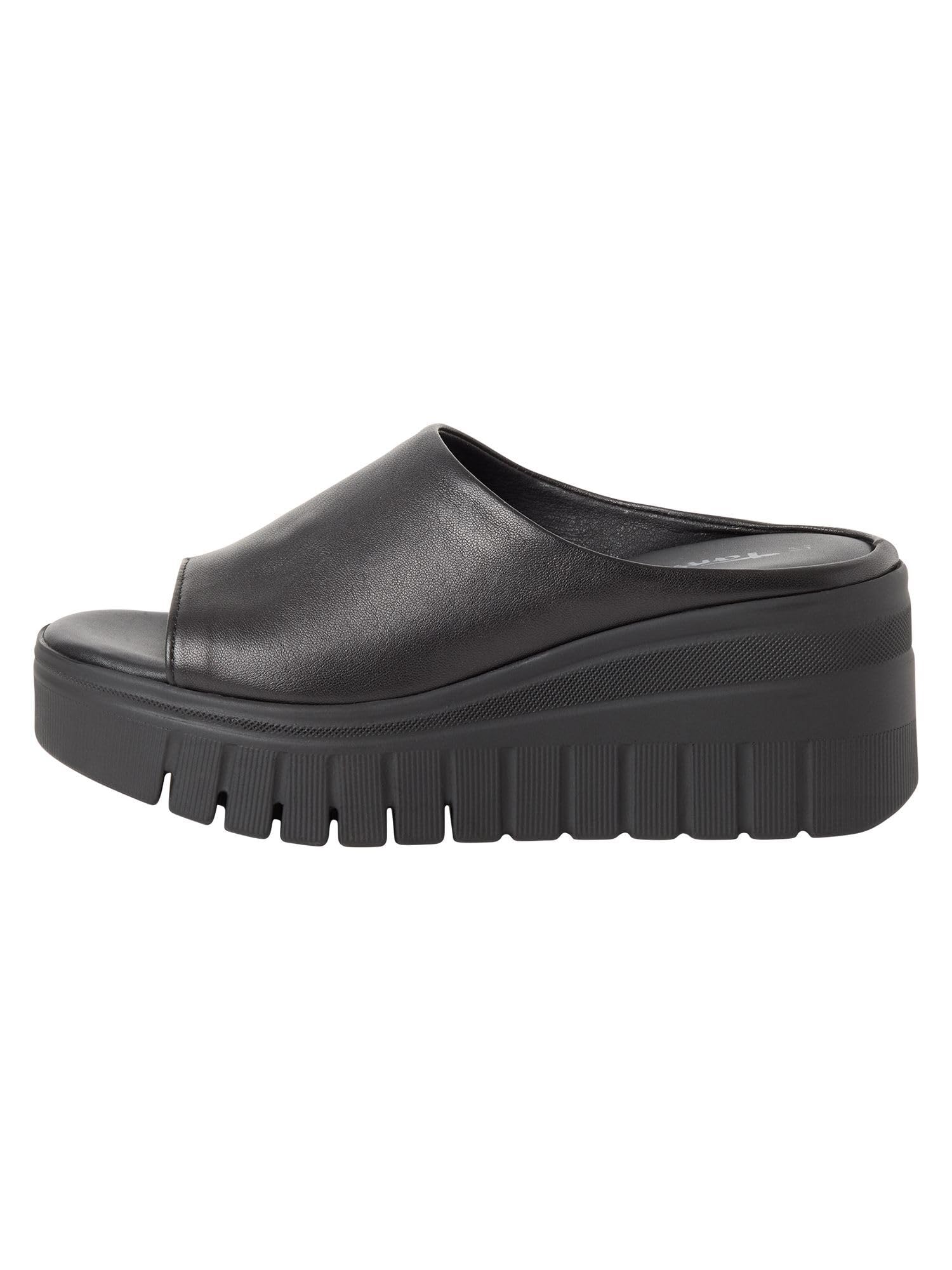 Tamaris Mule femme à talon compensé en cuir