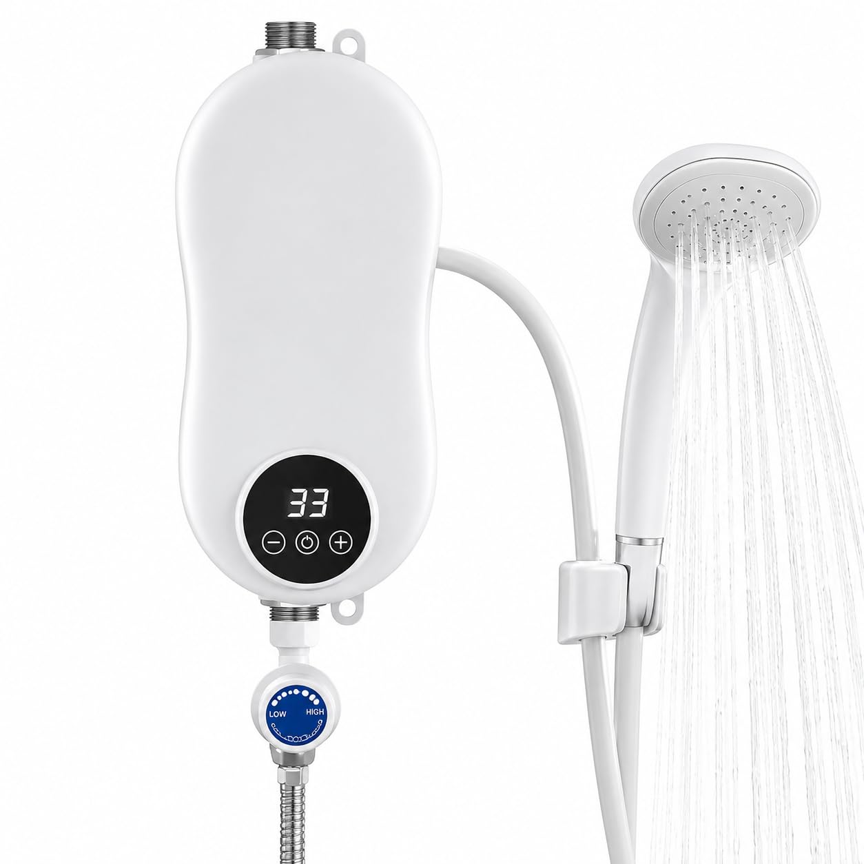 Drumstone (𝐒𝐩𝐞𝐜𝐢𝐚𝐥 𝟏𝟓 𝐘𝐞𝐚𝐫𝐬 𝐖𝐚𝐫𝐫𝐚𝐧𝐭𝐲) Electric Instant Tankless Water Heater, Rapid Heating Faucet for Kitchen, Bathroom & Wash Basin, Compact Hot Water Tap-image-5