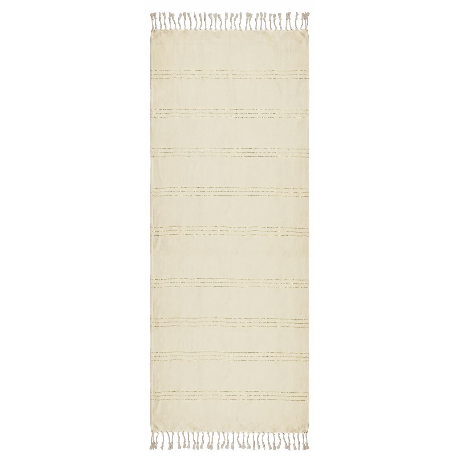 Reva - Fouta Serviette Plage XXL Coton recyclé 2x3 m Bali - 200 x 300 cm