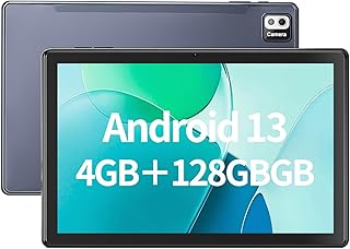 SGIN 10.1 Inch Tablet, 4GB RAM 128GB ROM Android 13 Tablets with Octa-Core 2.0Ghz Processor, 1280 * 800 Pixel IPS Screen, 2MP+8MP Camera, 6000mAh, WiFi, Bluetooth 5.0