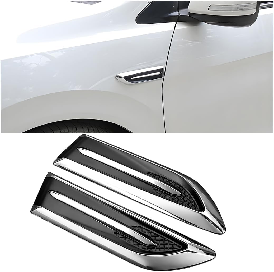 AAKICHI 2PCS Car Side Vent Fender|cr Fender Accessories|Feder