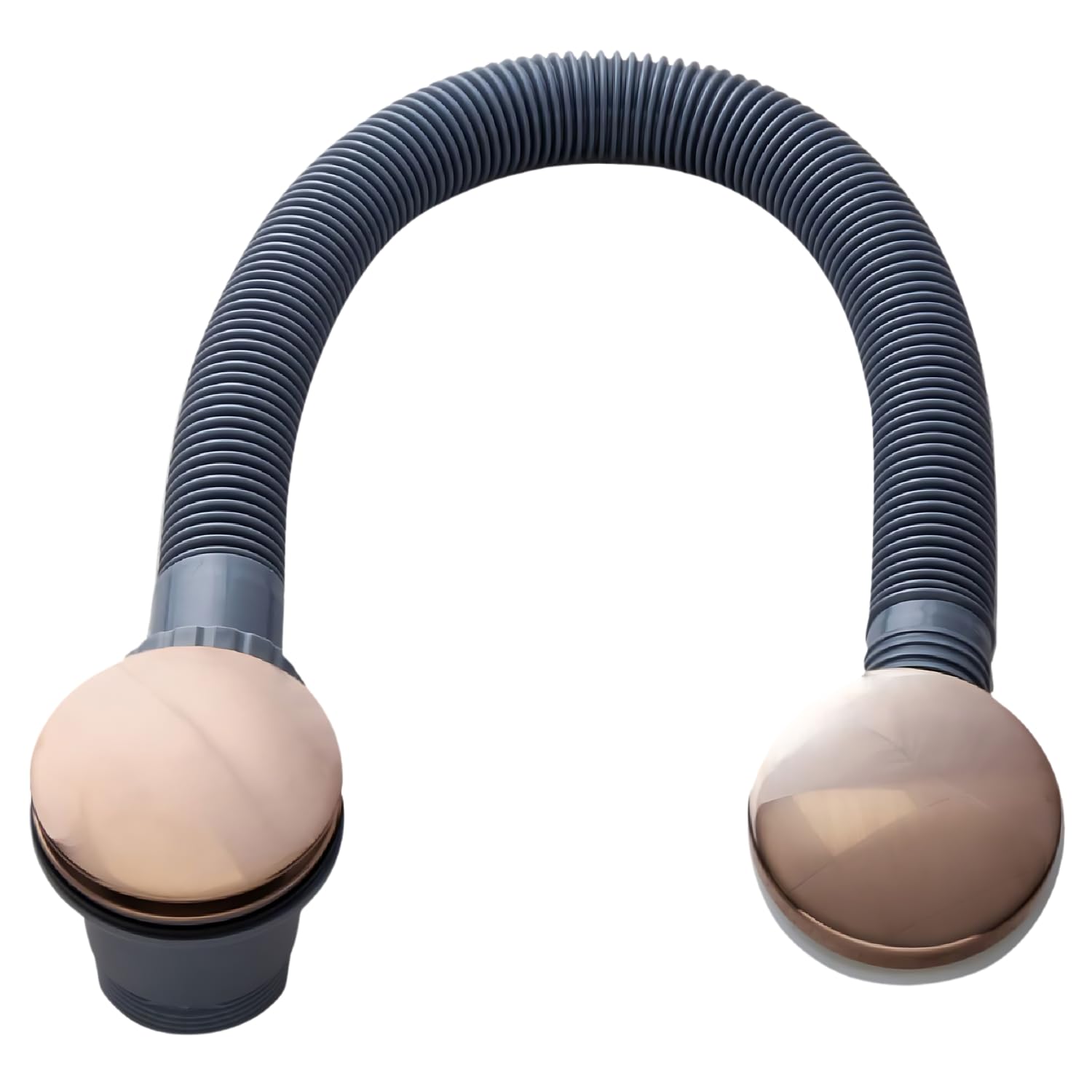 Go Bathrooms Bronze Bath Waste Overflow Bath Drain with Pop Up Bath Plug Click Clack Waste and Overflow Drain Kit