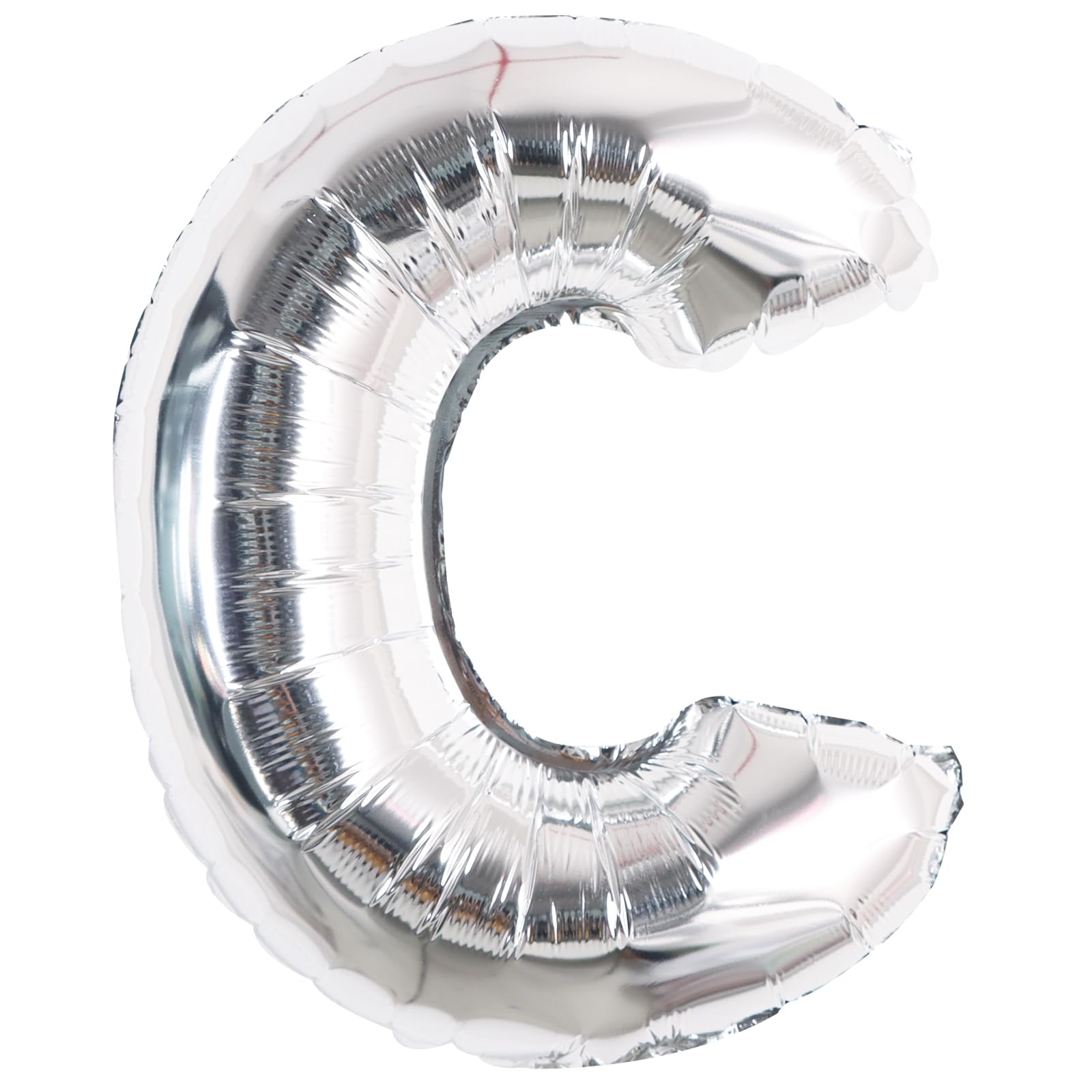 TONIFUL Silver Letter C Balloon 16Inch Foil Alphabet C Birthday Party Decor โ image 1