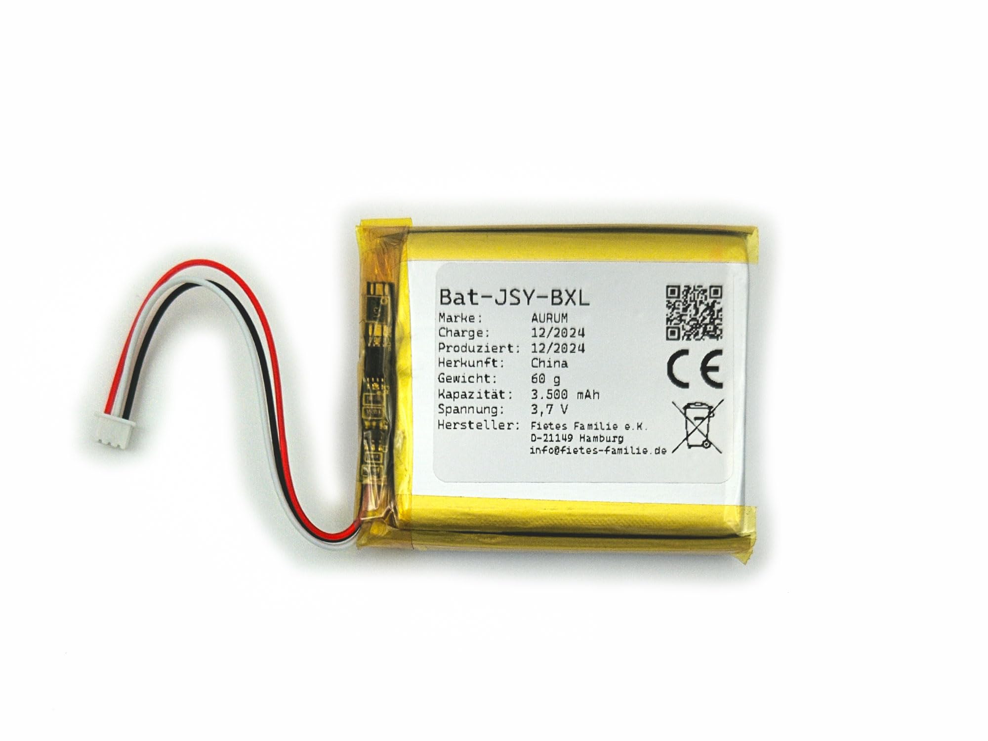 Akku für Babyphone eufy SpaceView E110 T8300-M (größere Kapazität 3.500mAh)