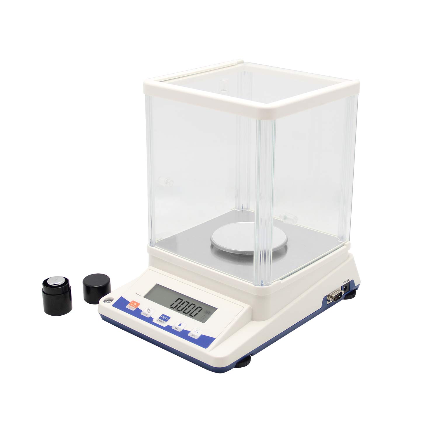 Hochpräzise elektronische Waage, 1 mg, 0,001 g, Schmuckwaage, Labor-Digitalwaage, externe RS232-Schnittstelle, Labor-Analysenwaage for Labor, Apotheke, Schule(100g)