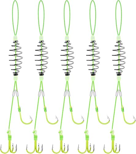 Dyxssm Drum Spring Feeder Fishing Hooks, Carp Bait Traps Fishing
