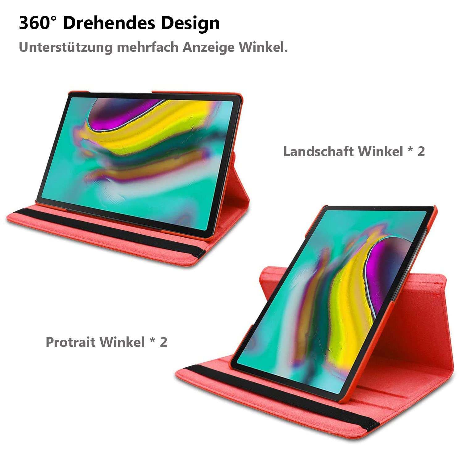 Hülle Für Lenovo Tab M10 Plus – Mit 360° Drehung & Stift
