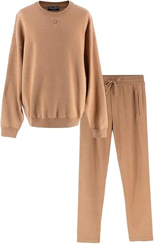 Dolce & Gabbana Chándal de Mezcla de Cachemira y Caramelo Segunda Mano