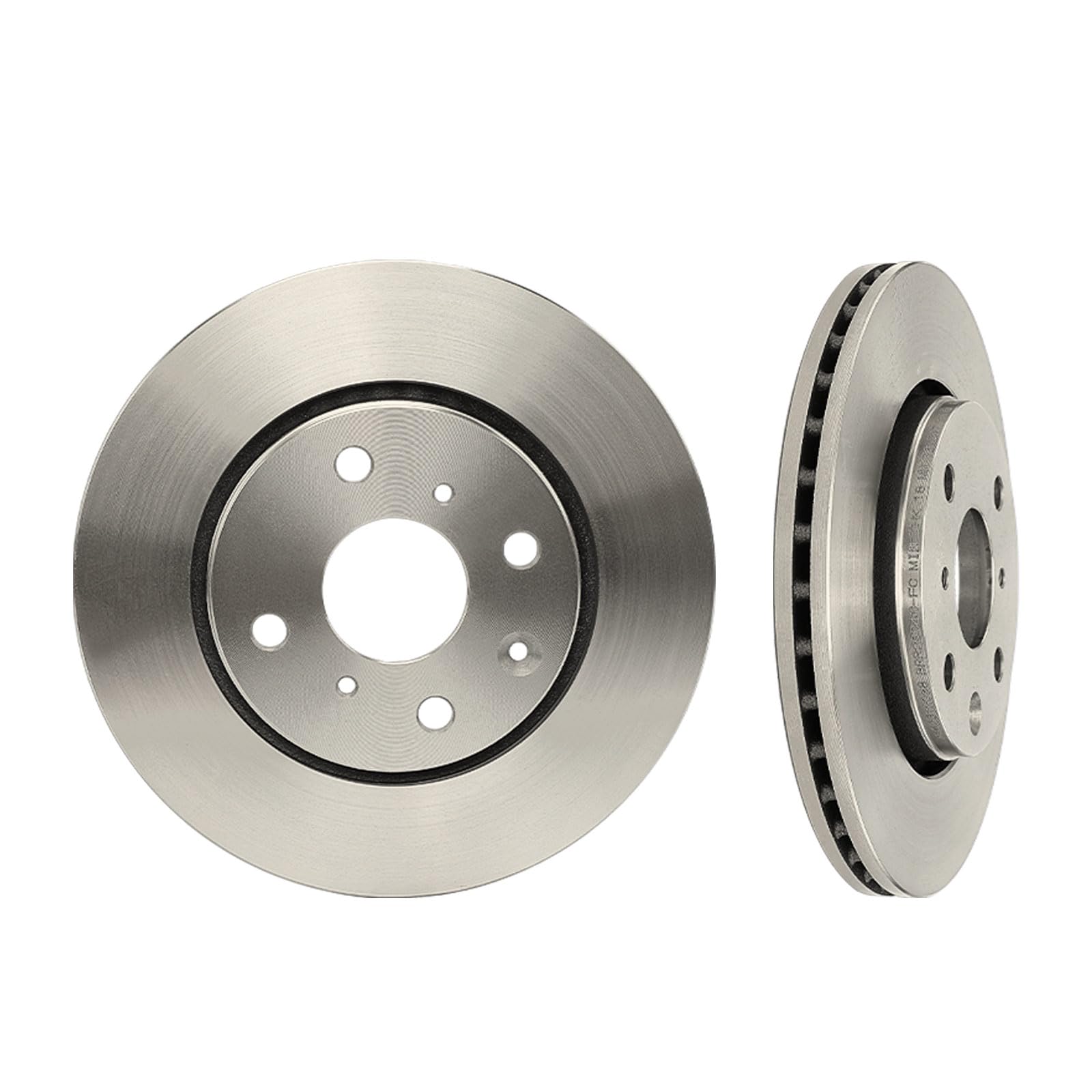 Frankberg Set freni incl. 2x Dischi Freno + 4x Pastiglie dei Freni Anteriore Compatibile con C1 II PA PS 108 107 PM PN C1 PM PN Aygo B1 Replace# 4246J0,4246F0