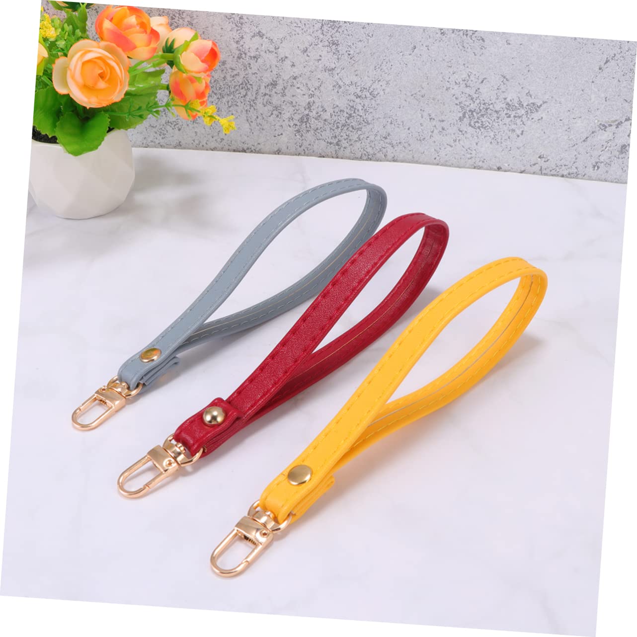 STOBOK 30 STK Schlüsselanhänger Handschlaufe handtaschen Trageriemen Handtasche Tragegurt Trageschlaufe Kamera Handschlaufe Schlüsselband Schlüsselbänder Armband Handgelenkbänder Pu
