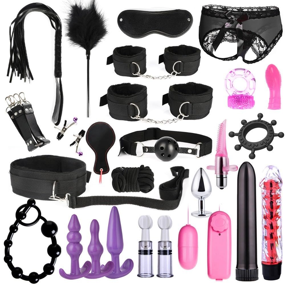 Amazon.com: Sex Bondage Toys Kit for Couples 26PCS BDSM Toys Kit Sex ...
