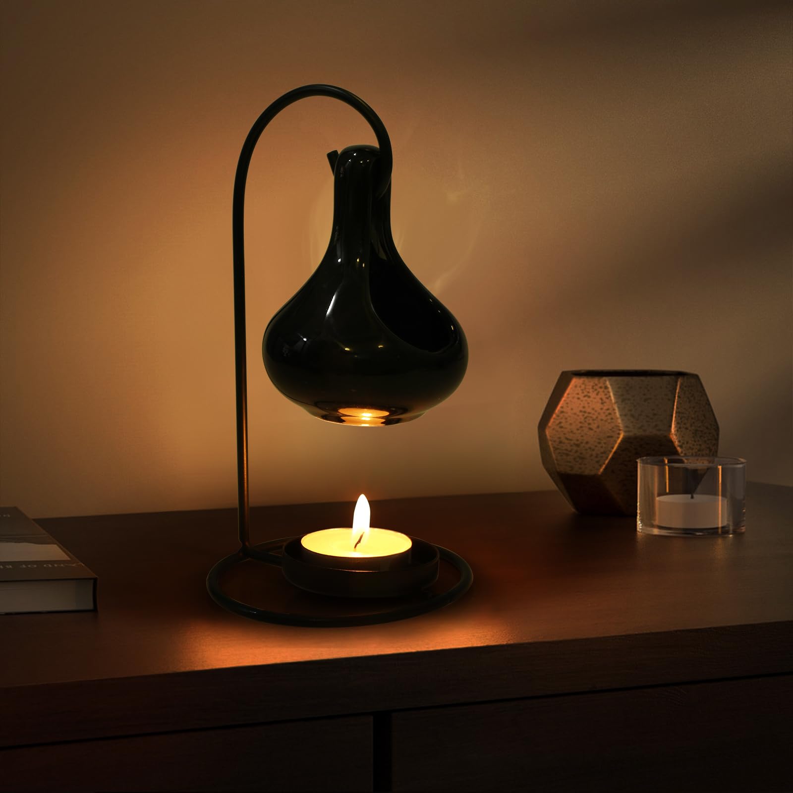 Brucia Essenze IKEA Bruciatore Oli Essenziali In Ceramica Bianca - Diffusore Per Candele