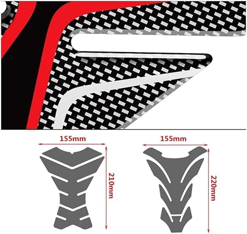 Miniatura 5 de Almohadilla para tanque de combustible y gasolina para motocicleta, protector de calcomanías para YAM & AHA XJ6 SP XJ6 Tankpad Accesorios de moto
