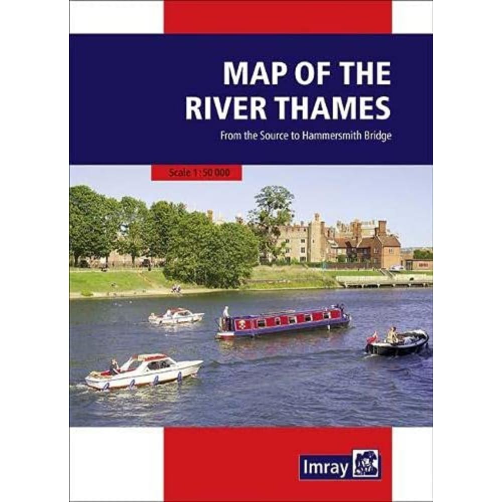 Map of the River Thames: 2021 by Imray SHEET MAP 9781786792532