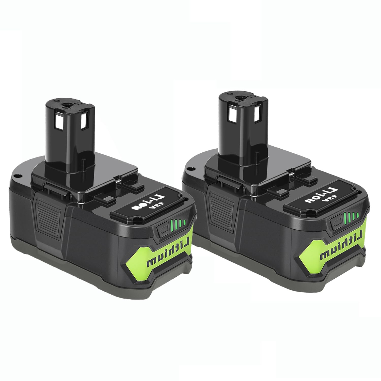 CELL9102 2Pack Upgrade High Capacity Replacement for Ryobi 18V Battery P108 P104 P105 P102 P103 P122 P109 Compatible with Ryobi 18V ONE+ System