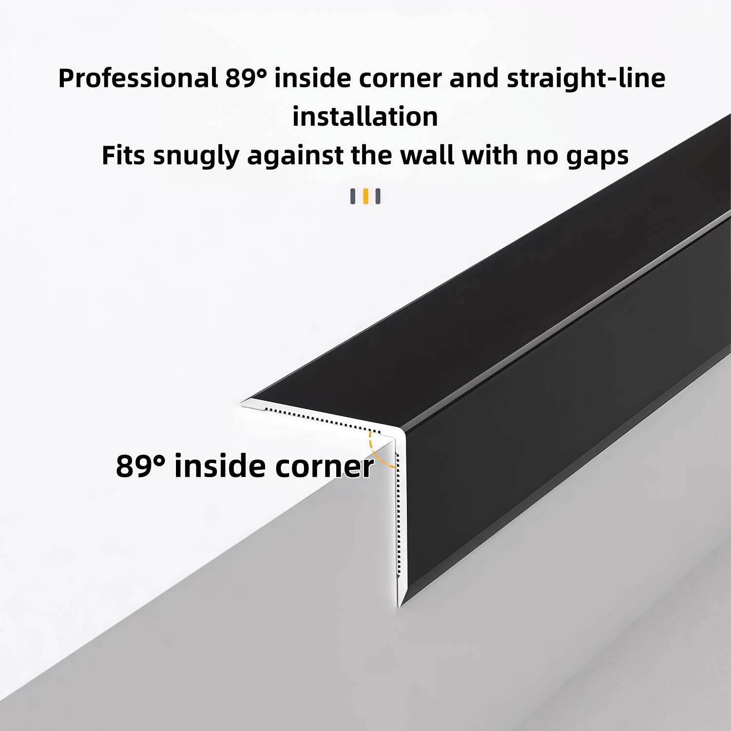 Bodenübergangsstreifen Eckschutzleiste L-Form Alu Winkelprofil selbstklebend 40x40 mm, 3–18 m 1 m Abschnitte Kantenschutz für Boden, Wand, Treppe in Schutz Und Dekoration(G,3m*40mm*40mm)