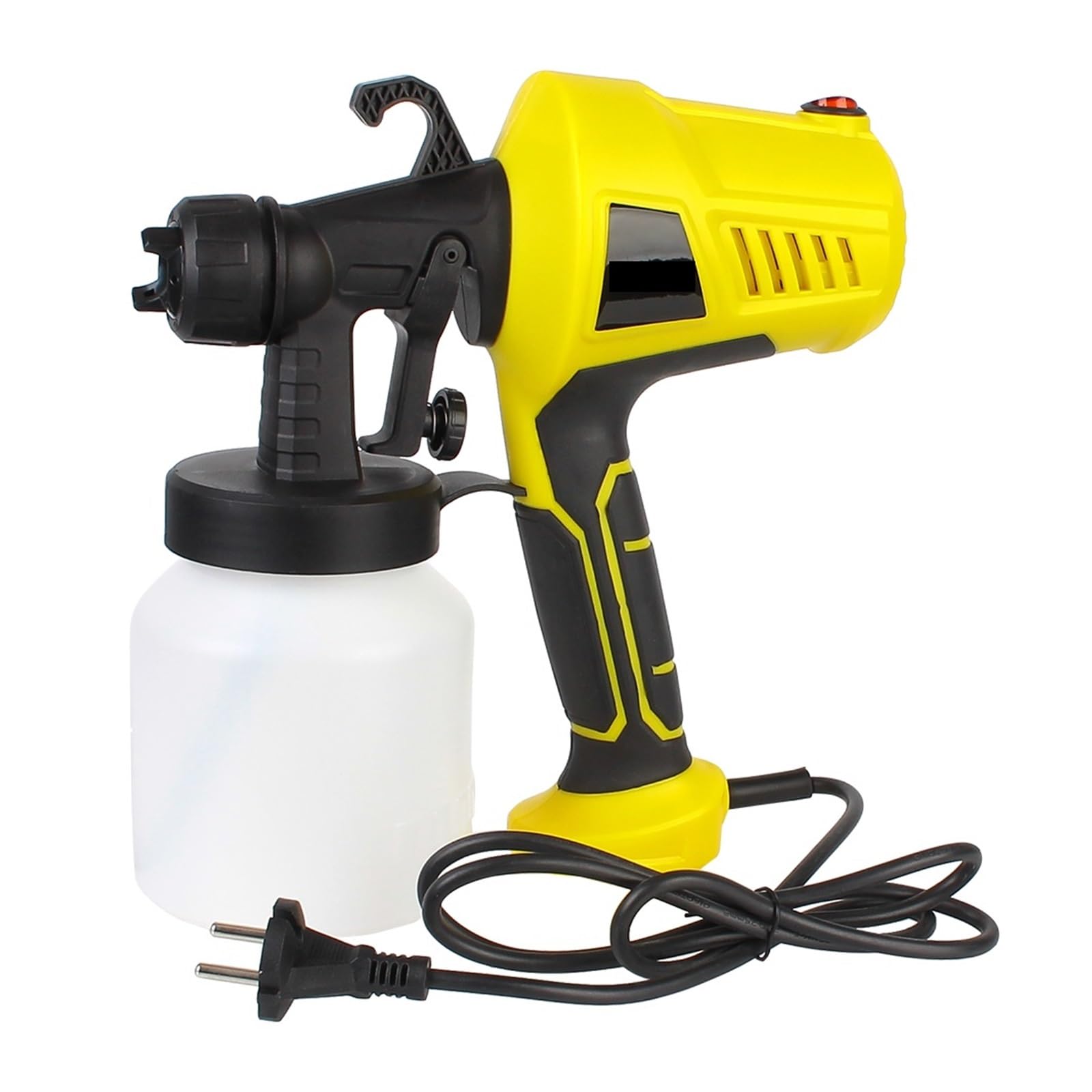 Pistolet natryskowy, 800ml łatwe natryskiwanie elektryczny pistolet natryskowy elektronarzędzia 500W gospodarstwa domowego opryskiwacz do farby kontrola przepływu pistolet natryskowy aerograf | Rood