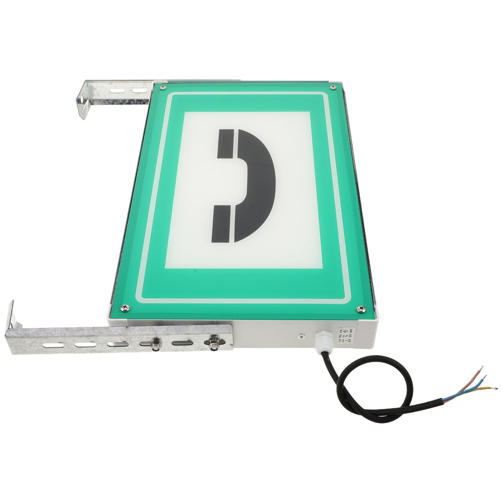 Kichvoe Señal de Emergencia para Túnel Luz LED y Teléfono de Emergencia, Instalación Rápida, Resistente a Alta Humedad y Vibraciones para Condiciones Exigentes