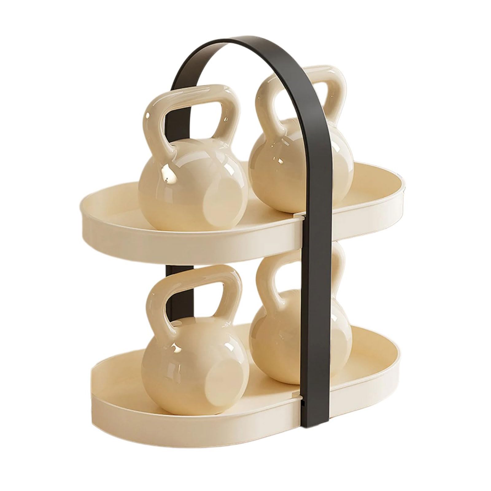 YWLUUOO Fashionable Space Saving Detachable Makeup Storage Solution for Bedroom Bathroom or Desk Storage Solution ABS Makeup Stand