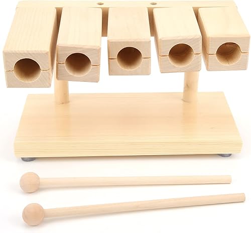 Bloque de percusión de madera de 5 tonos, instrumentos musicales, tambor de madera, bloques de arce para música de ópera nacional
