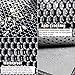 Devansi Cat Litter Mat Litter Trapper 24 X 18 (inches), Honeycomb Double-Layer Design Waterproof Proof Material, Easy Clean(Grey)