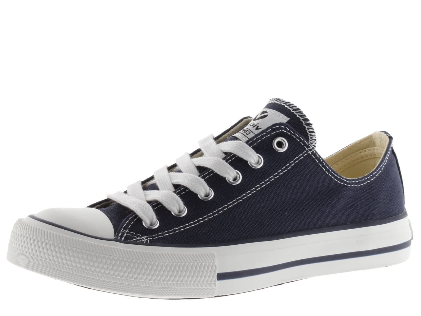 Victoria Women's Bleu Trainers Tribu Toile
