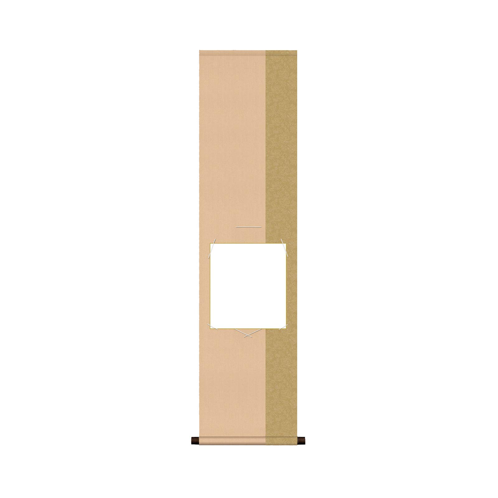 Amazon | 【書道用品】【色短掛】衣笠緞子 衣笠緞子デザイン色短掛 (茶 