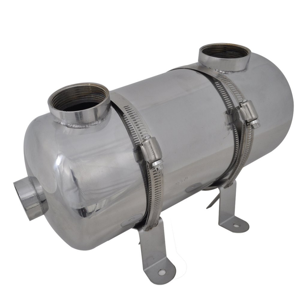Festnight Calentador de Calor para Piscina - 40 kW, 355 x 134 mm