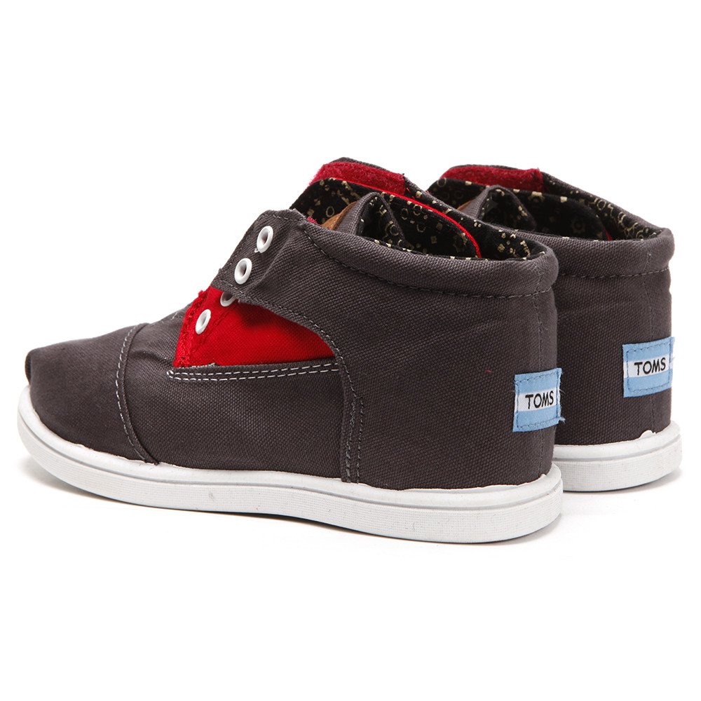 Toms Kids Tiny Botas Grey Red 019001d13 Grblo Desertcart Seychelles