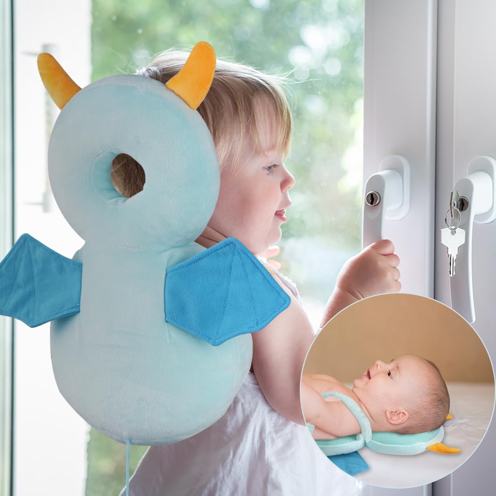 Vicloon Baby Head Protector, Adjustable Baby Head Protection Safety Pad Backpack - Image 4