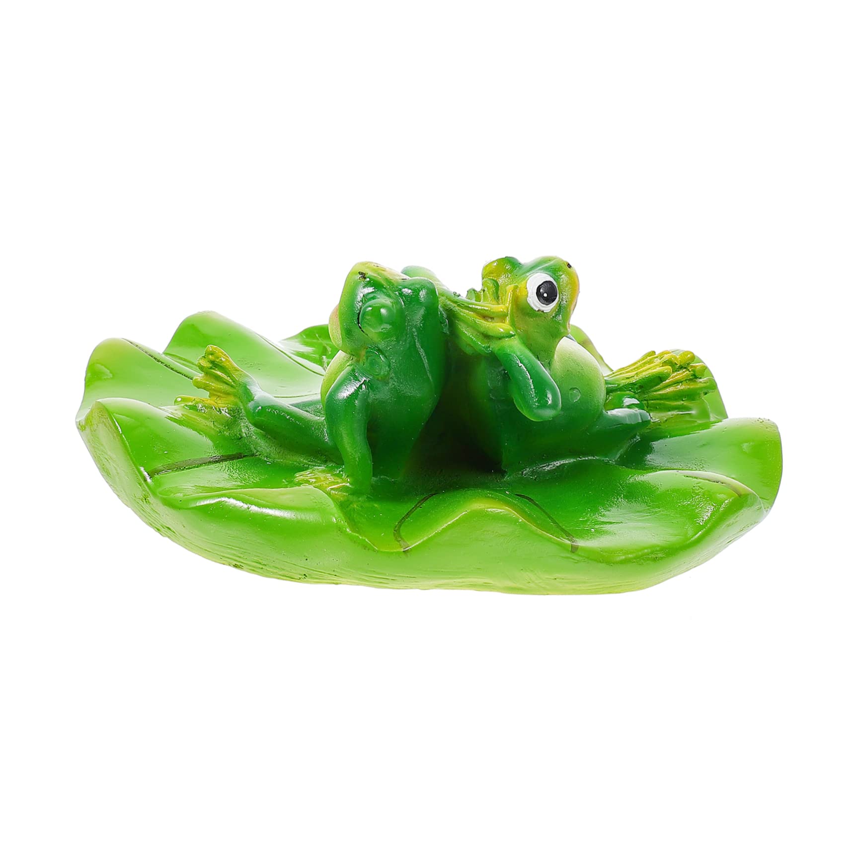 HEMOTON 2 Pièces Ornement de Résine Flottante pour Décoration de Jardin Étang Statue Décorative Résine pour Aquarium Décor de Salon