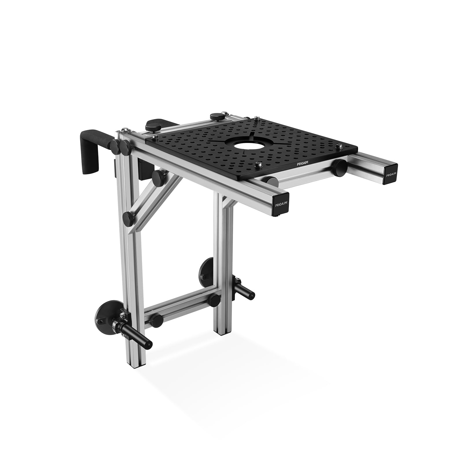 Proaim Smart Side Camera Car Mount Hostess Tray Kit. Piastra di formaggio con supporto Mitchell. Carico utile fino a 22.6kg/50lb. (CM-SSHT-01)