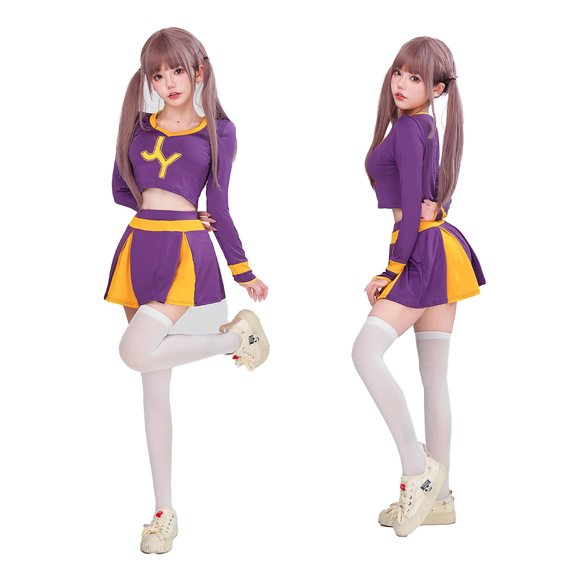 ま*こ様 チアリーディング　ユニフォーム　ウェア　セット※説明を一読願います。 Amazon.co.jp: [ChicFlow] チアリーディングのロールプレイ衣装